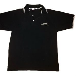 Vintage 90s Y2K ESPN SportsCenter Polo Shirt